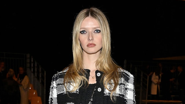 Apple Martin channels mom Gwyneth Paltrow in a candy stripe bikini
