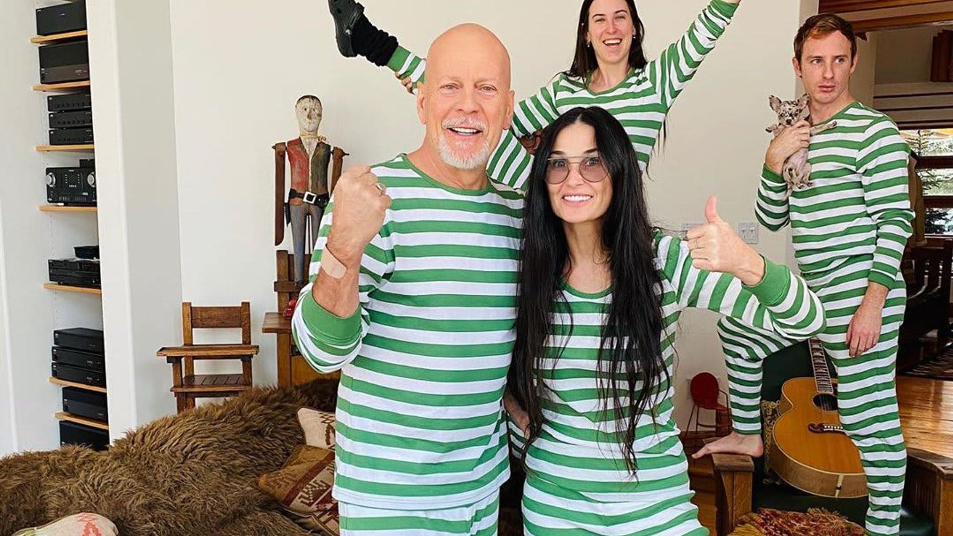 Bruce Willis and Demi Moore celebrated Christmas separately most likely due to the pandemic