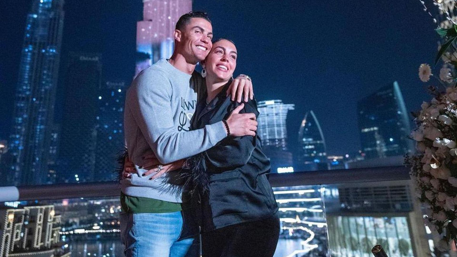 How Cristiano Ronaldo lit up the world’s tallest building for girlfriend Georgina Rodriguez’s 28th birthday