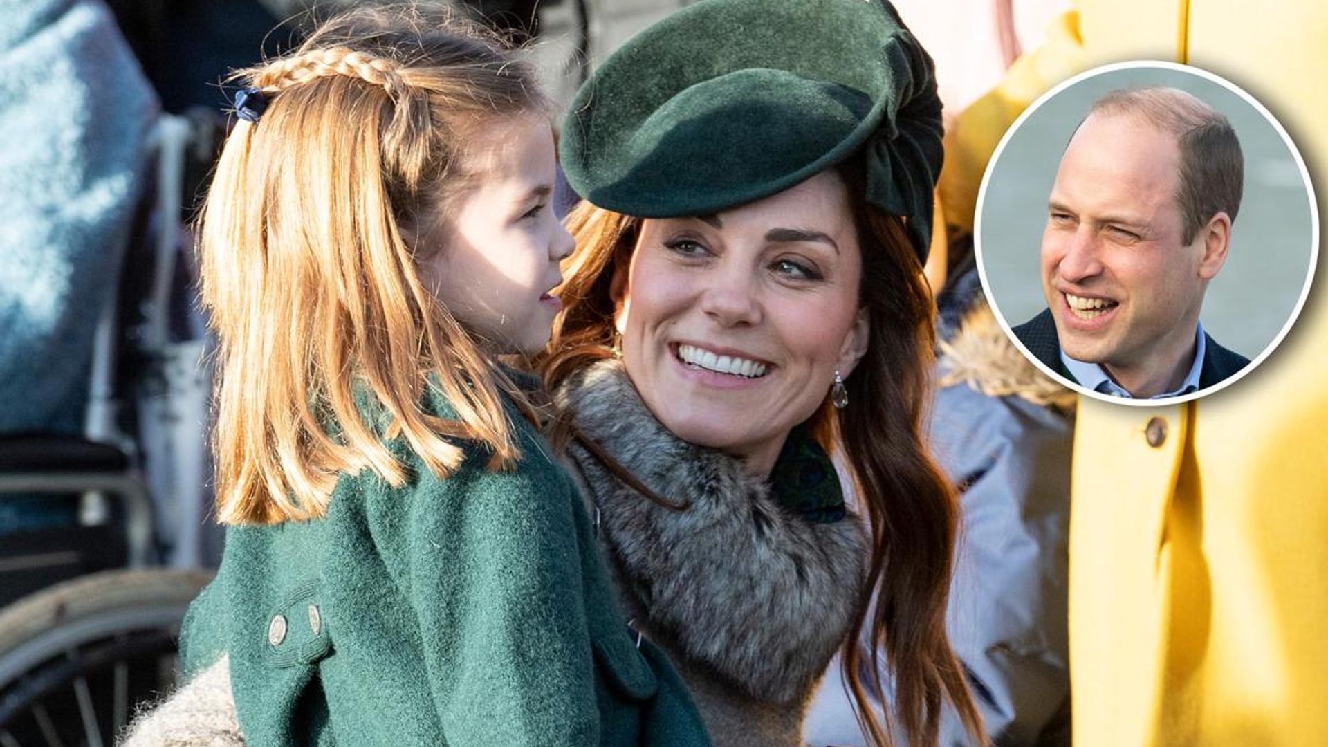 Prince William says daughter Charlotte is 'just like my wife' Kate