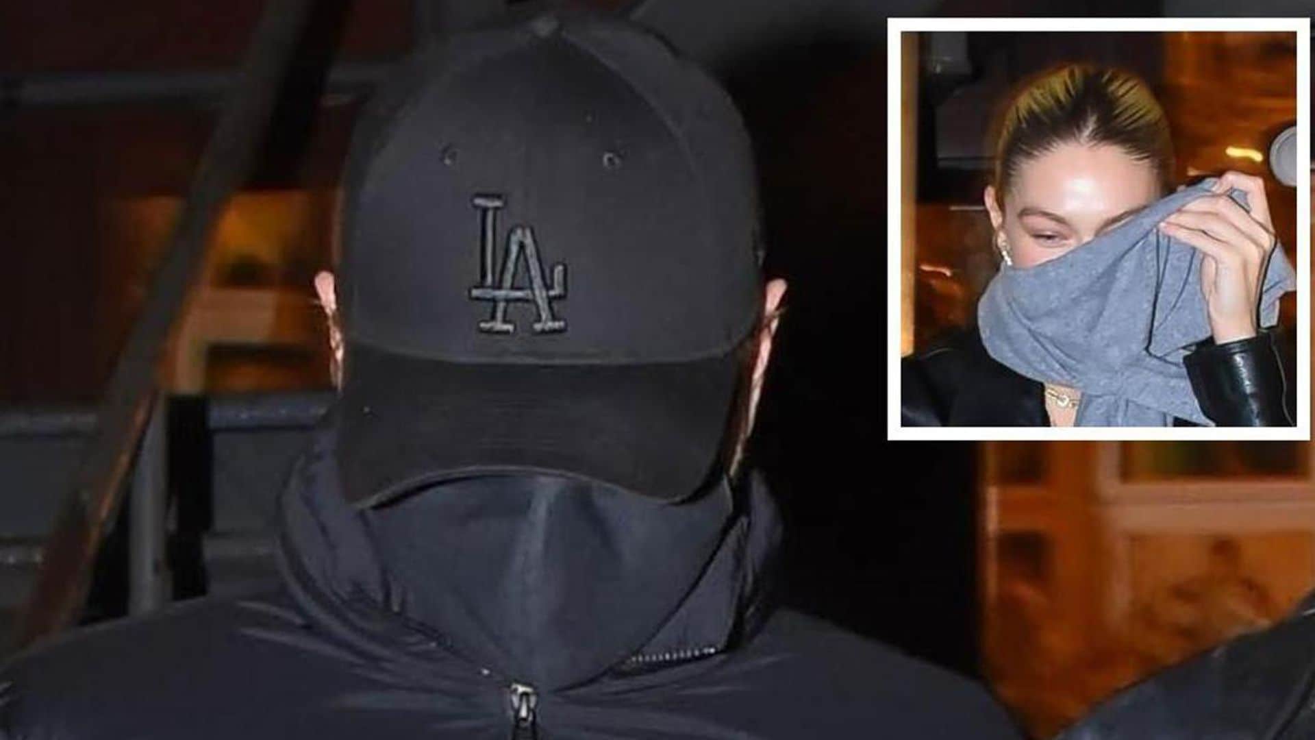 Leonardo DiCaprio tries to go incognito after a dinner date with Gigi Hadid