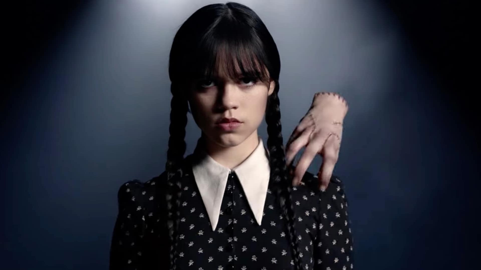 Jenna Ortega as Wednesday Addams in Wednesday.