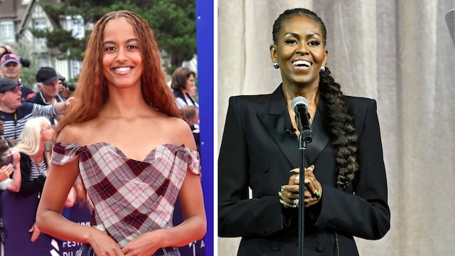 Michelle Obama reacts to daughter Malia's name change