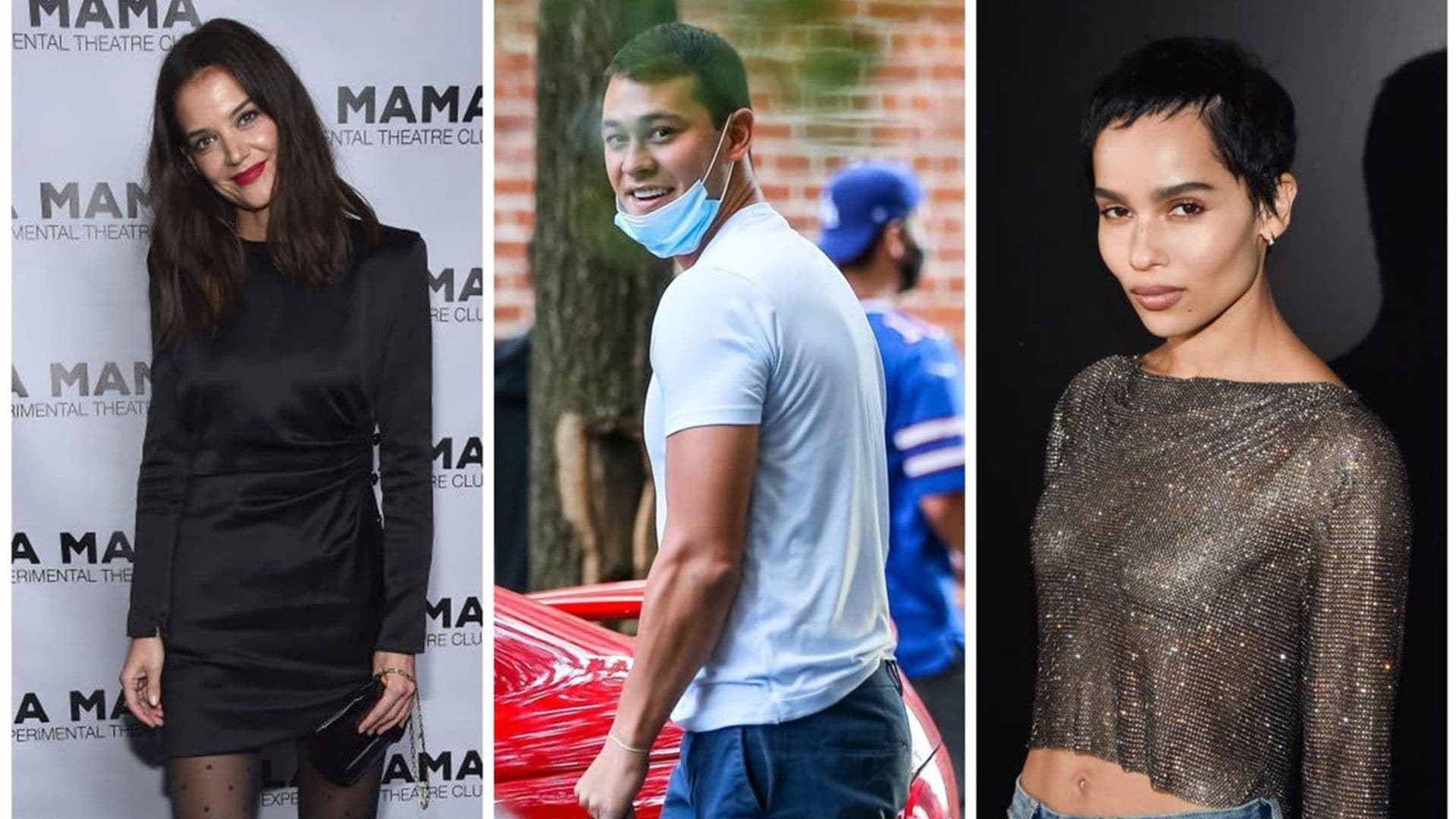 Katie Holmes’ ex, Emilio Vitolo Jr. leaves his fathers restaurant with Zoe Kravitz