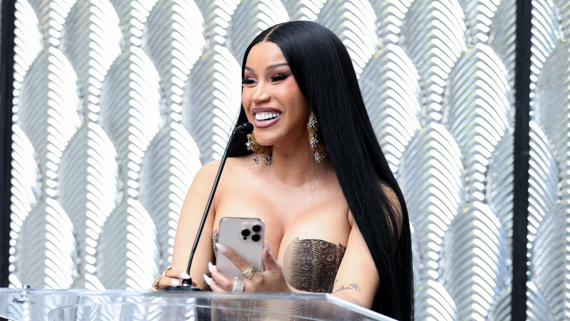Cardi B's daughter, Blossom, debuts on social media with the cutest smile