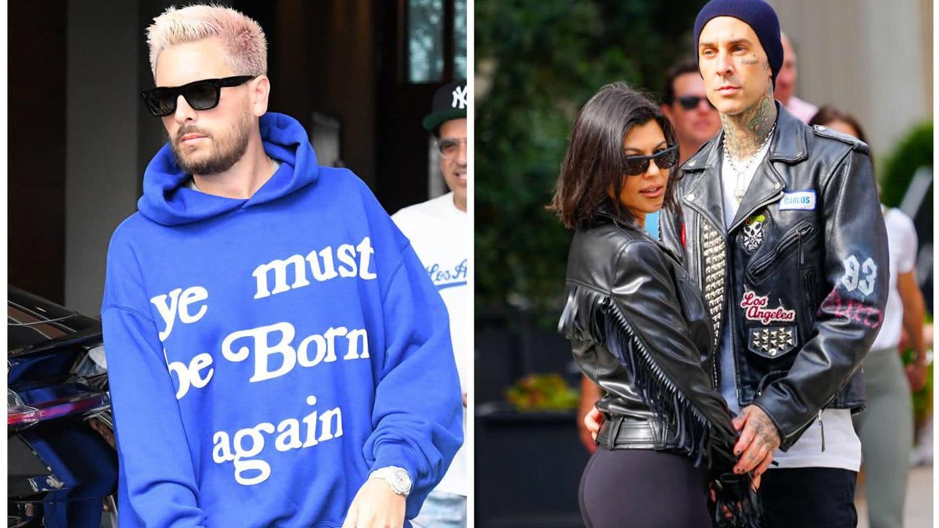 Scott Disick reacts to Kourtney Kardashian giving Travis Barker a lap dance