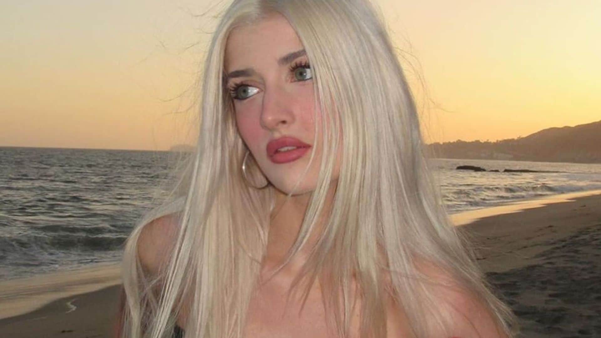 Sami Sheen steps out in white bikini and fur boots for EDC music festival: See Pics
