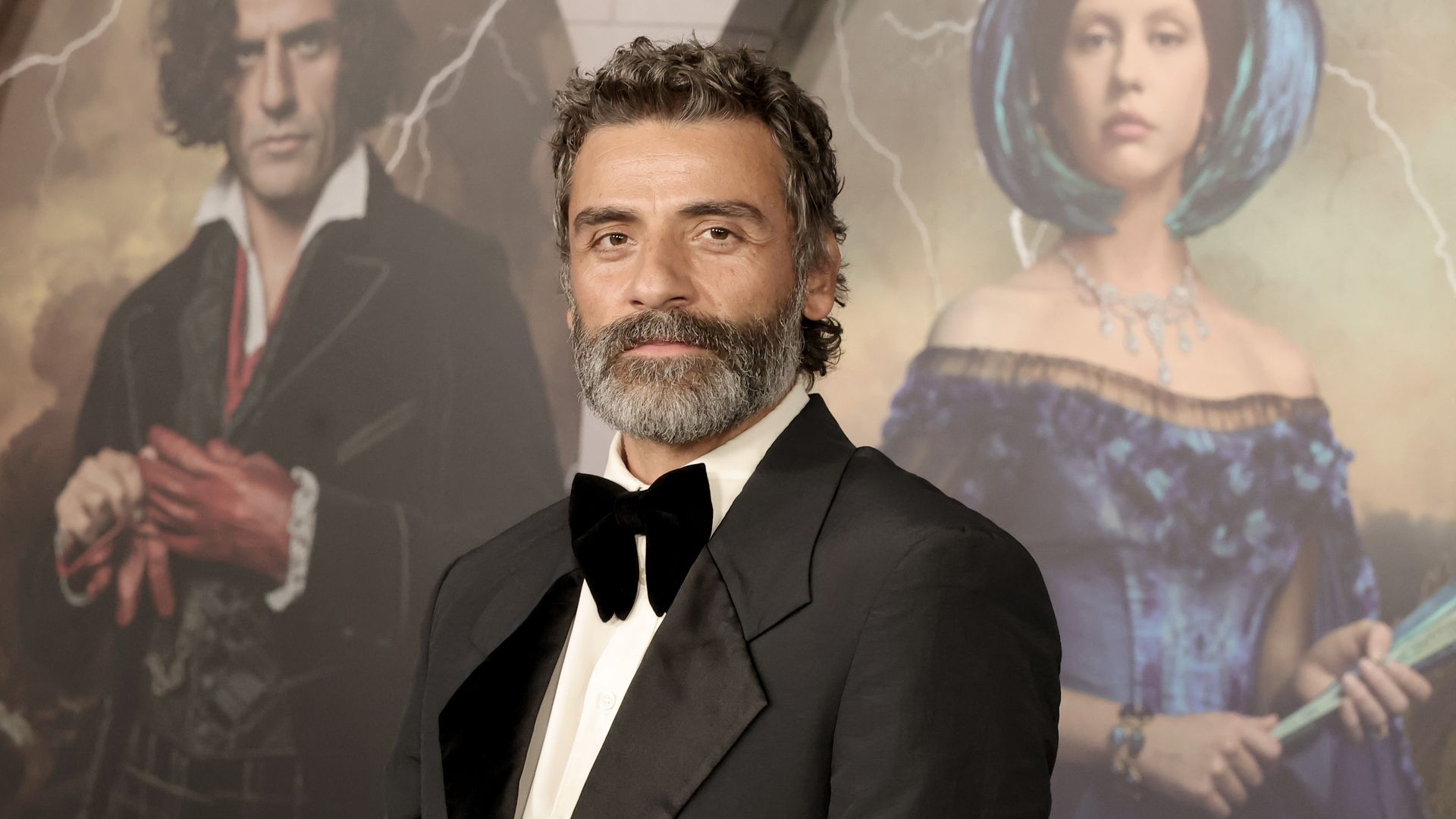 Oscar Isaac turns heads in oversized tux trend and a surprisingly refined mini-mullet