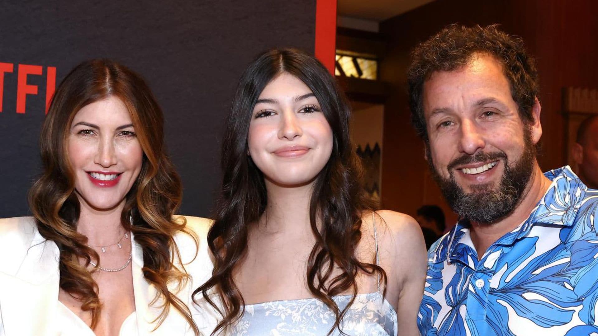 Sunny, Adam Sandler’s daughter, just premiered her first Netflix film﻿