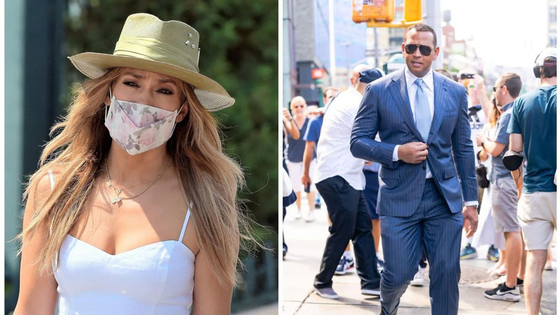 Jennifer Lopez was seen solo in Portofino while Alex Rodriguez said he has “big D” energy now
