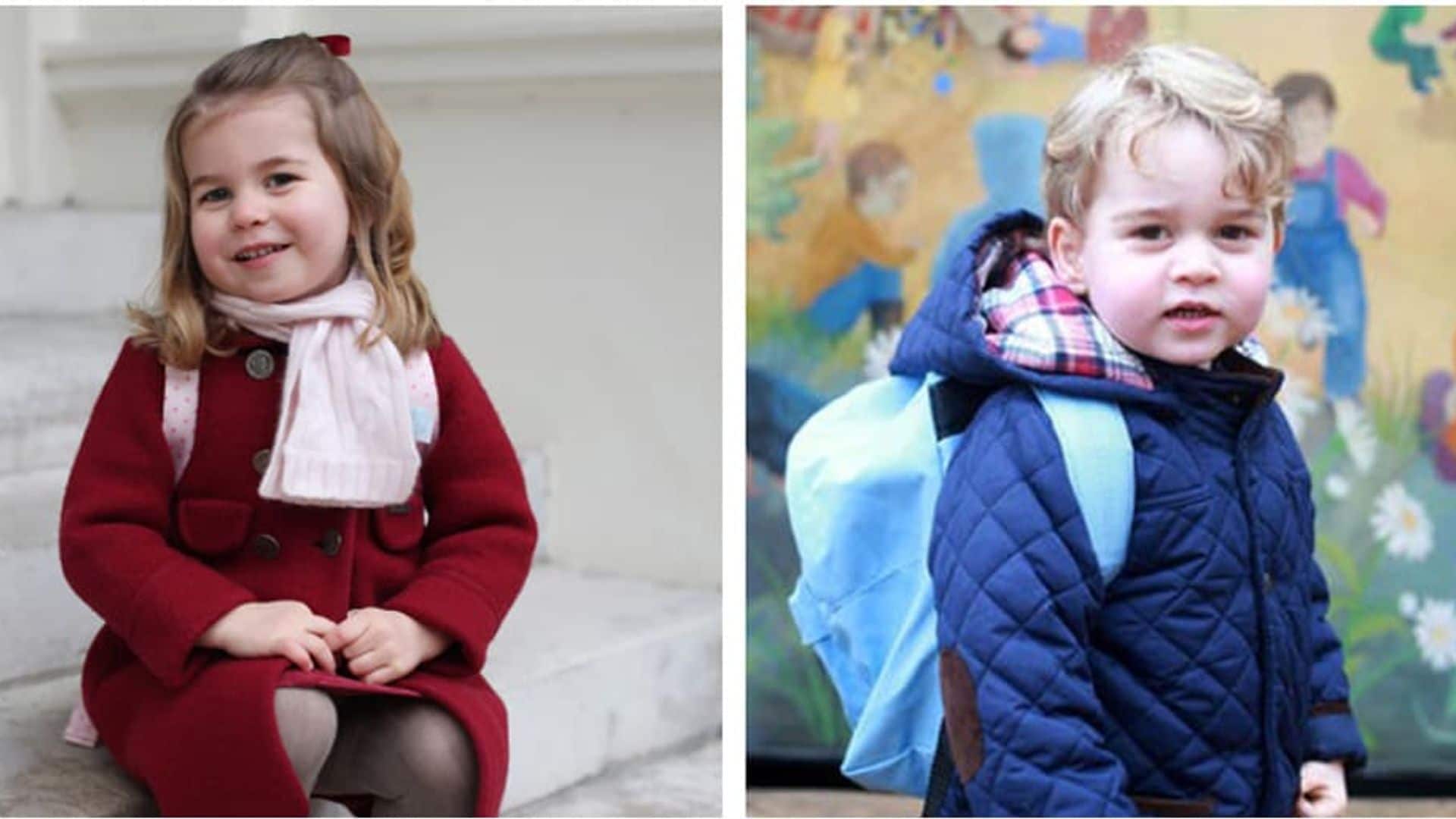 Prince George and Princess Charlotte's first day of school photos through the years