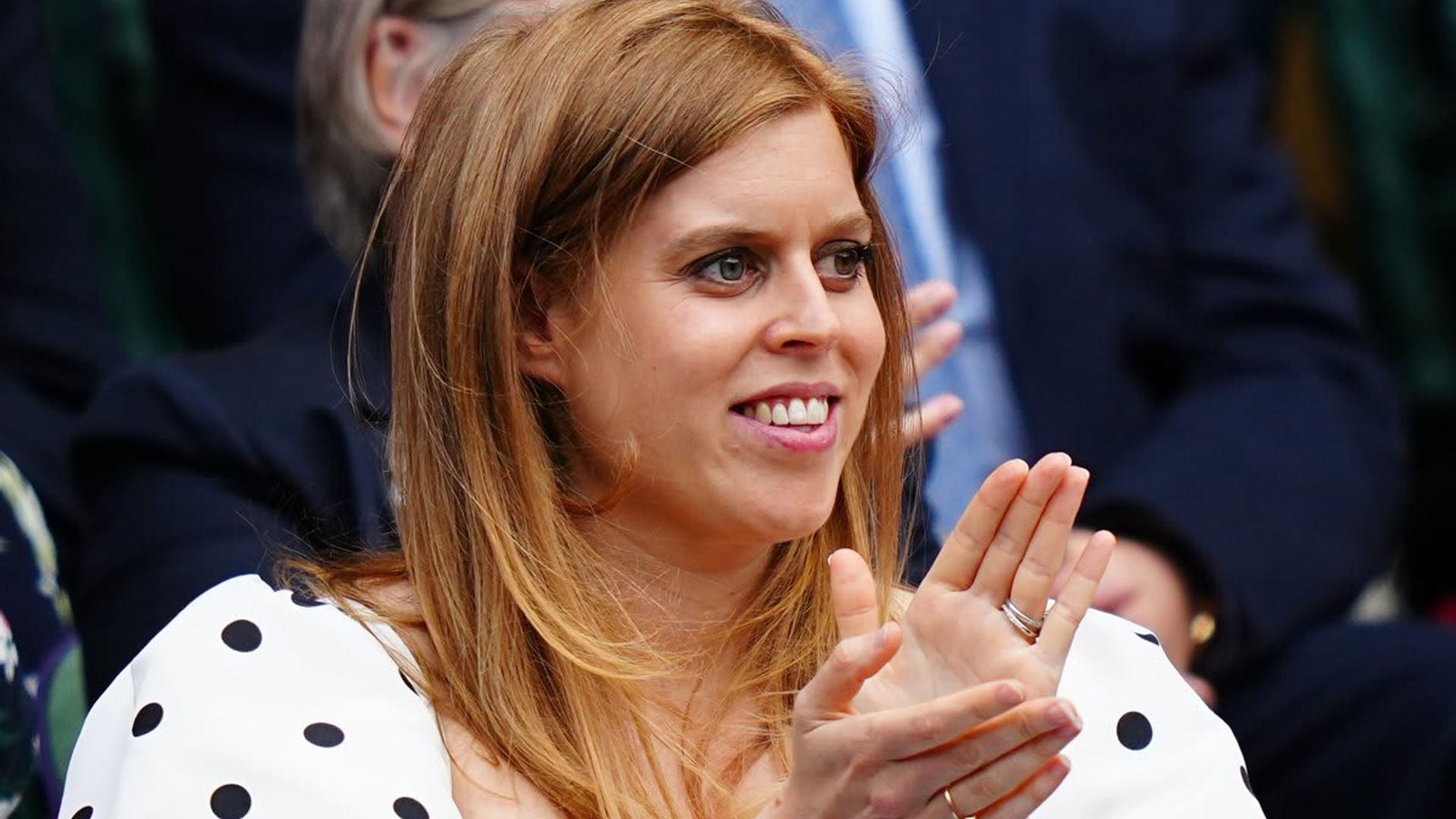 Princess Beatrice shows off her growing baby bump at Wimbledon