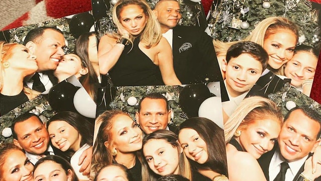 Jennifer Lopez, Alex Rodriguez and their kids