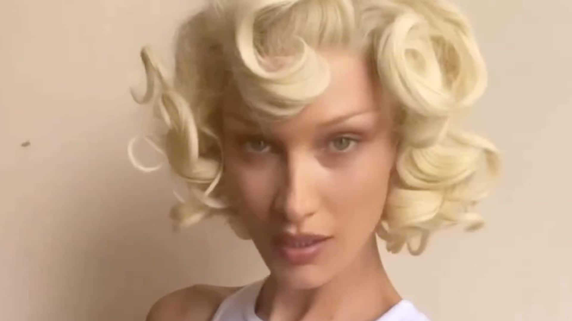 Bella Hadid transforms into Marilyn Monroe with new platinum blonde hairstyle: See Pics
