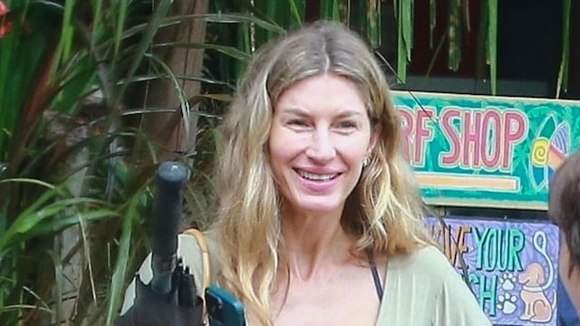Gisele Bundchen is all smiles on her first family trip after divorcing Tom Brady