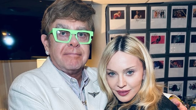 Madonna and Elton John put their long-standing feud behind them