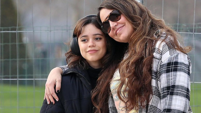 Jenna Ortega and her mom
