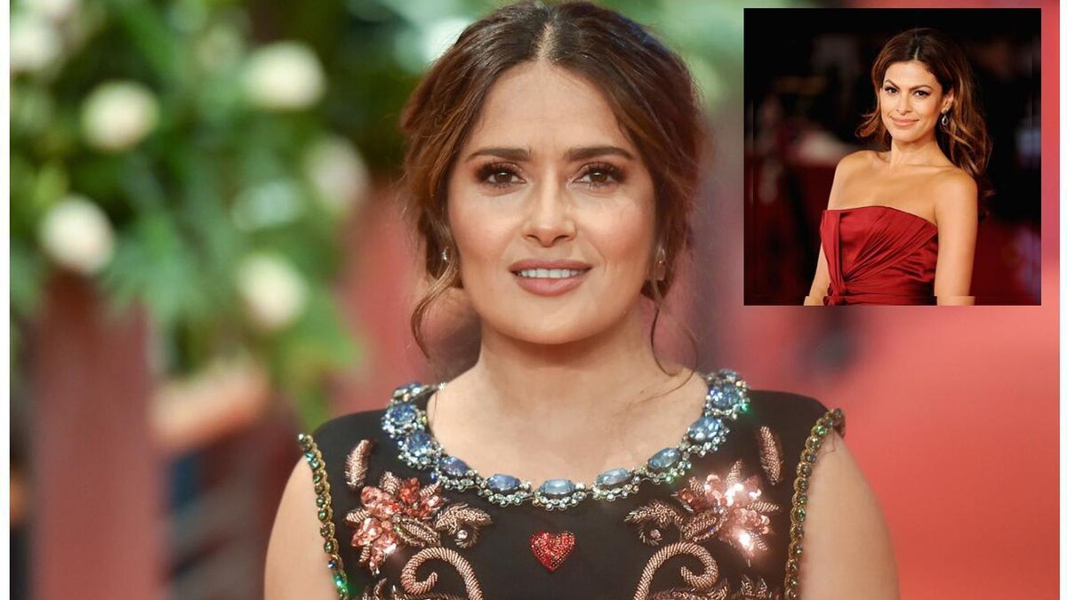 Eva Mendes shows Salma Hayek some serious 'fangirl' love