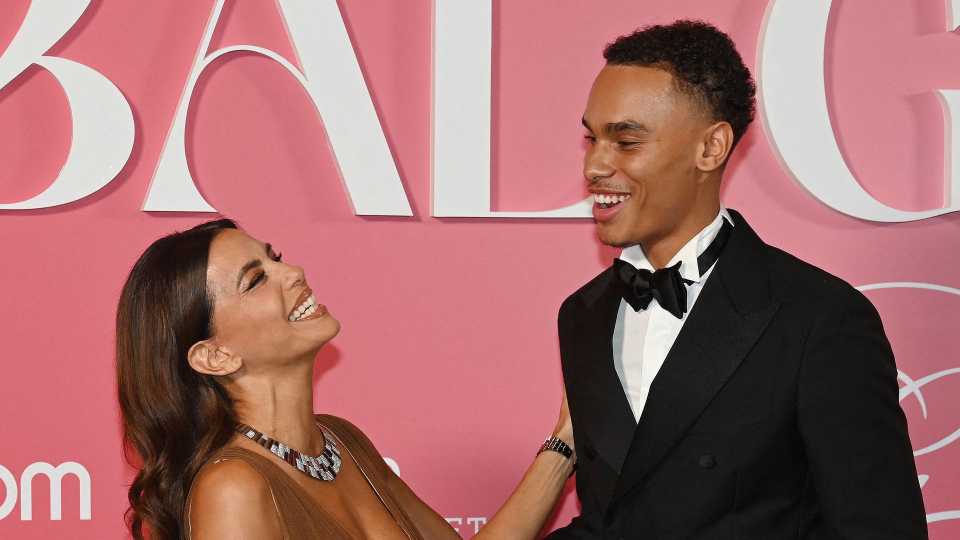 Eva Longoria and Alexandre Grimaldi at the Red Carpet Global Gift Gala
