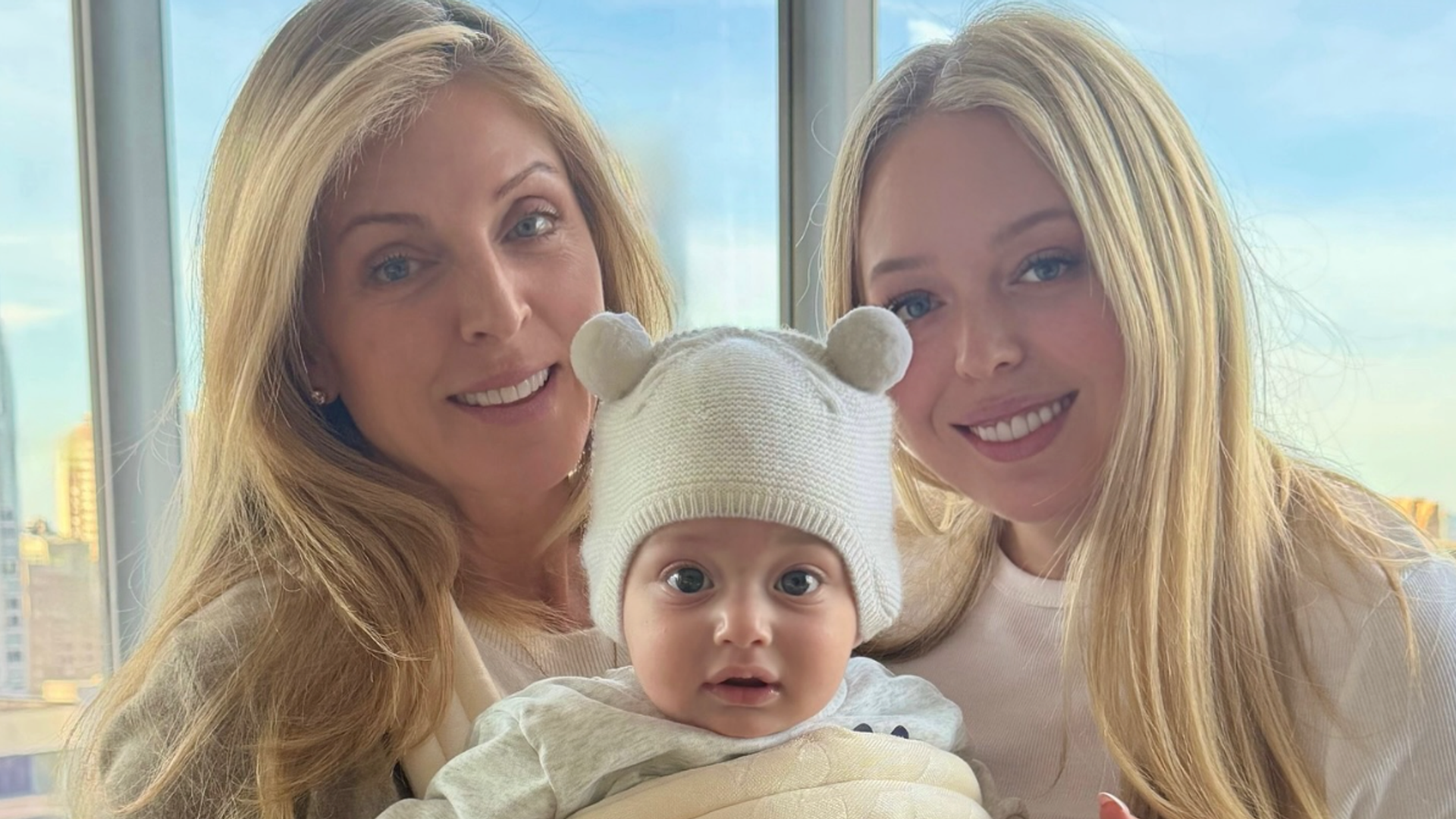 Marla Maples and Tiffany Trump smile poolside with baby Alexander Trump: 'His joy lights up every heart'