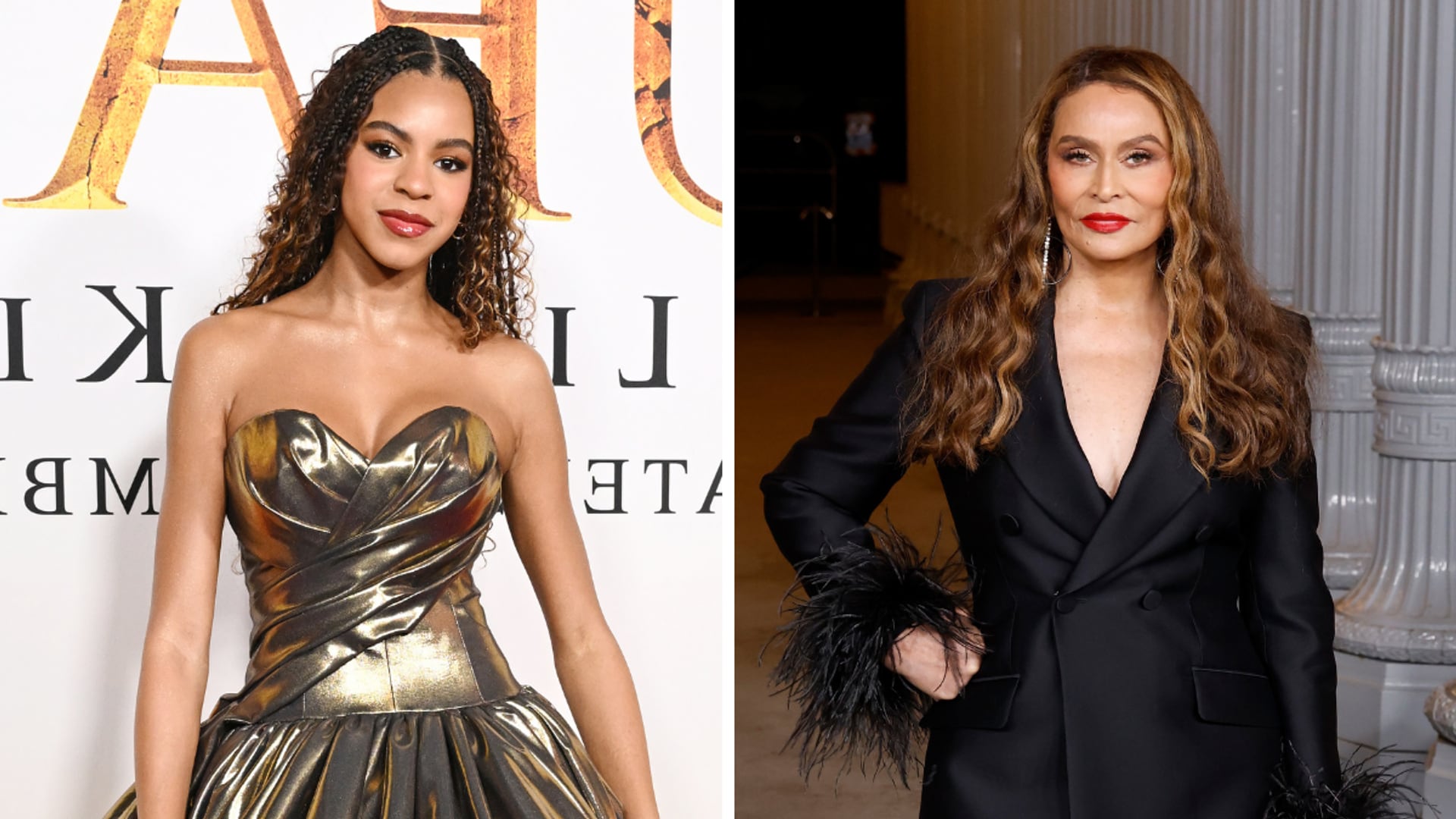 Blue Ivy Carter is the expert behind Tina Knowles's bushy eyebrows
