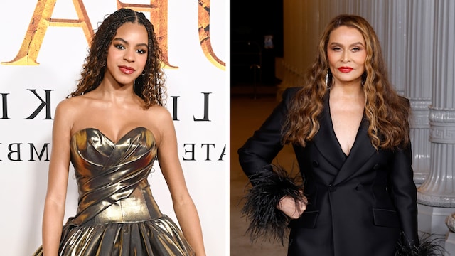 Blue Ivy Carter is the expert behind Tina Knowles's bushy eyebrows
