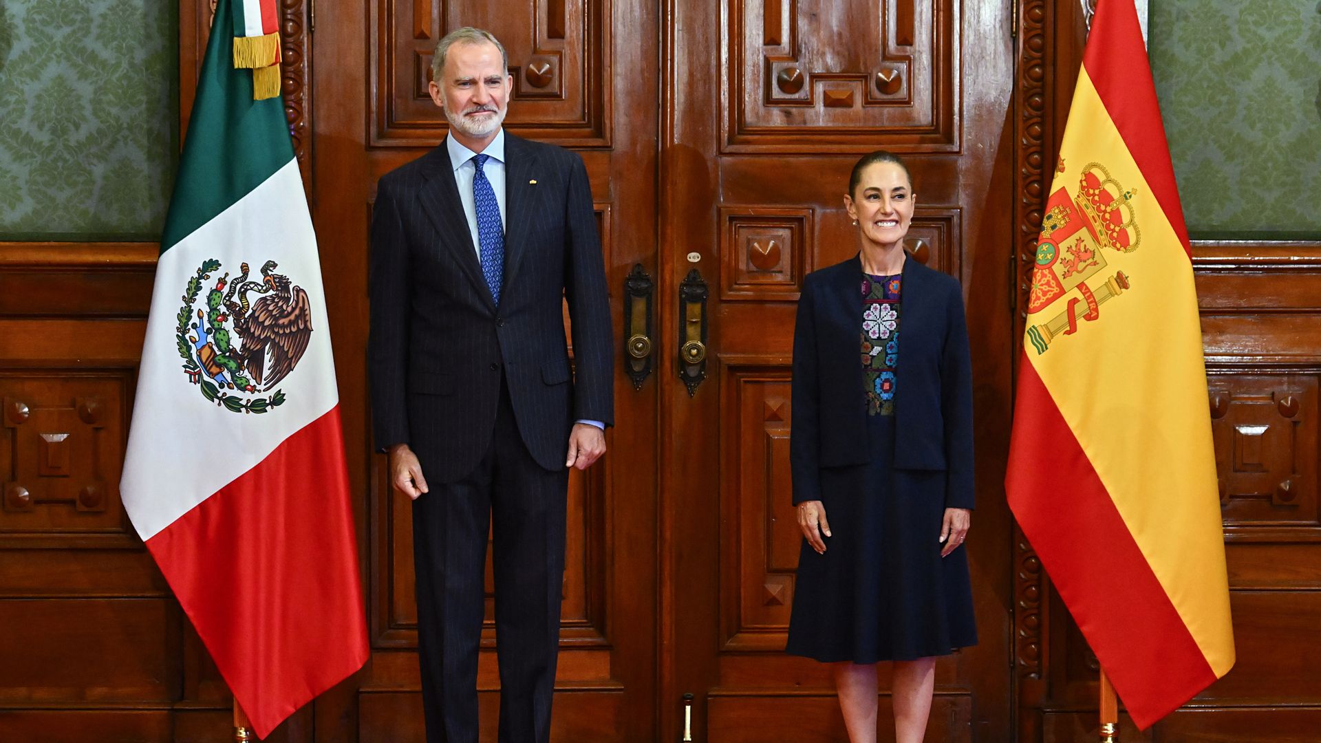 King Felipe VI's historic Mexico visit included a meeting with President Claudia Sheinbaum before Spain's 2026 World Cup match against Uruguay.