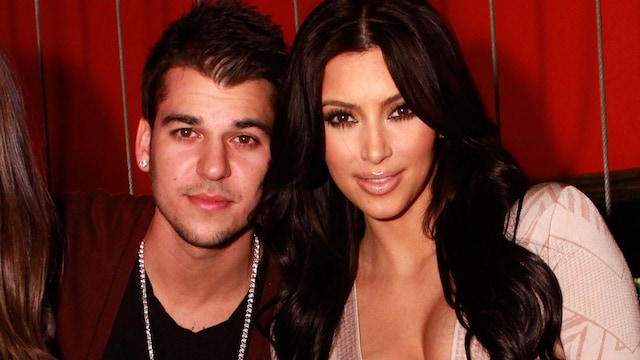 Rob Kardashian and Kim Kardashian 