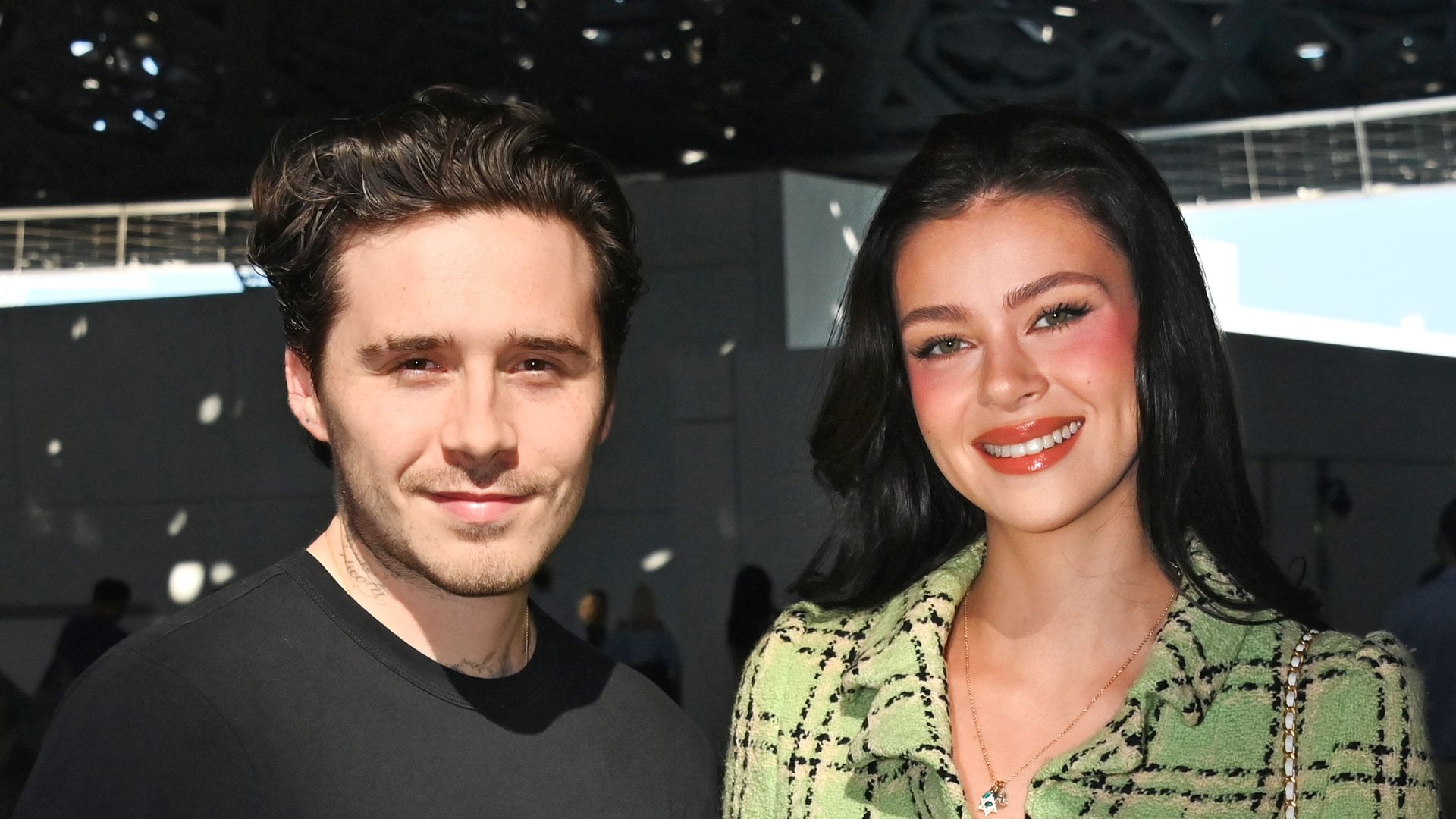 Brooklyn Beckham and Nicola Peltz visit Abu Dhabi's architectural and artistic highlight Louvre Abu Dhabi ahead of this weekend's F1 race at Yas Marina Circuit on December 7, 2024 in Abu Dhabi, United Arab Emirates. 