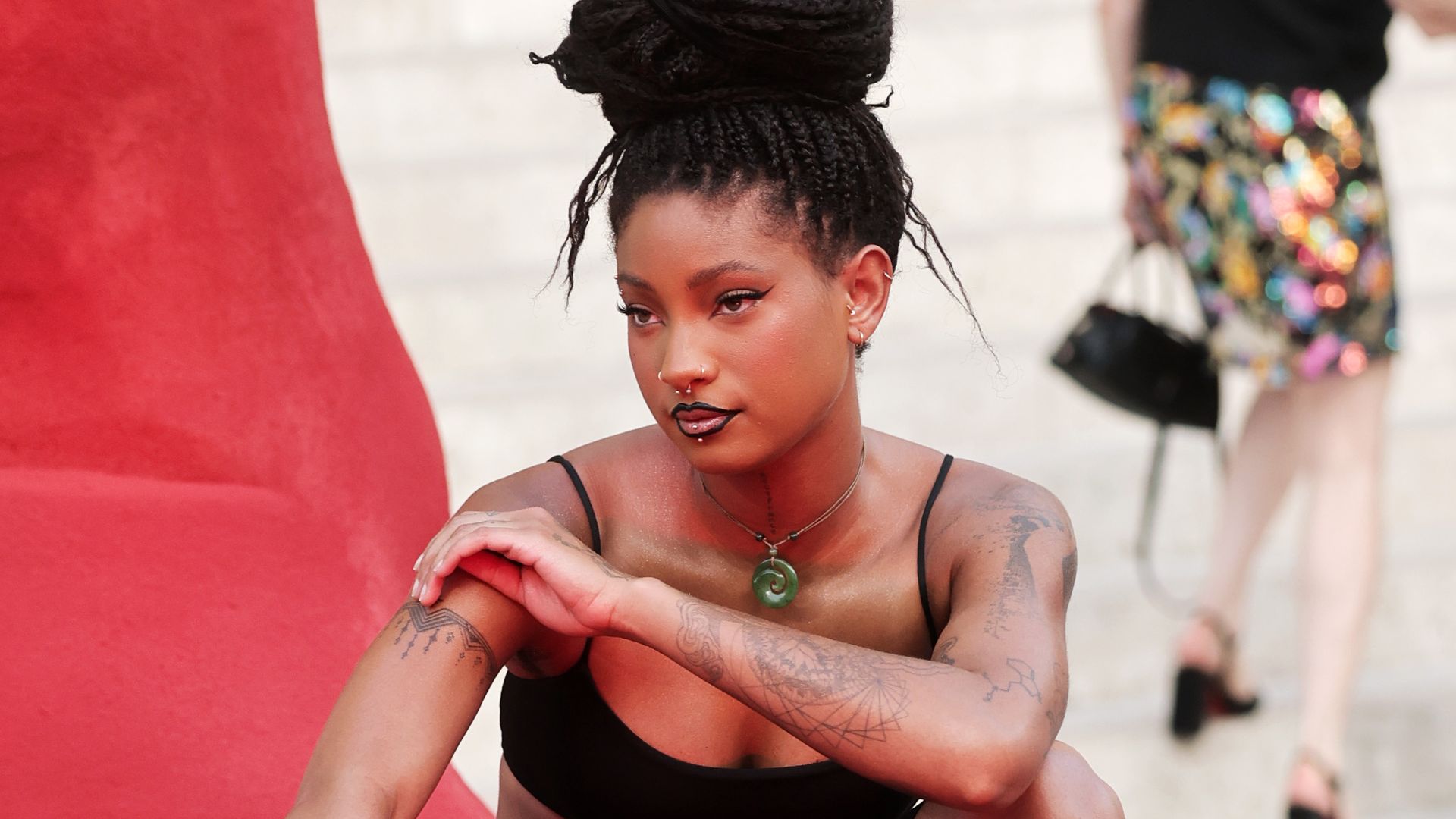 Willow Smith poses in black bikini as she reveals glimpse inside mysterious summer escape