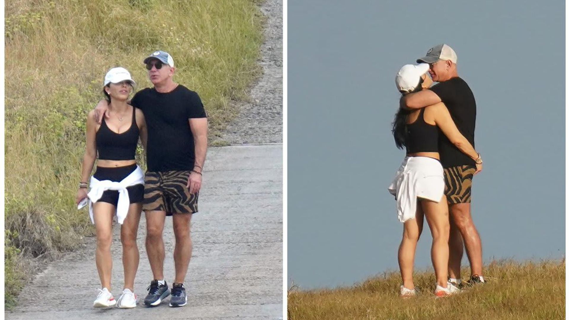 Lauren Sanchez and Jeff Bezos are crazy in love with these swoon-worthy holidays PDA photos in St. Barts