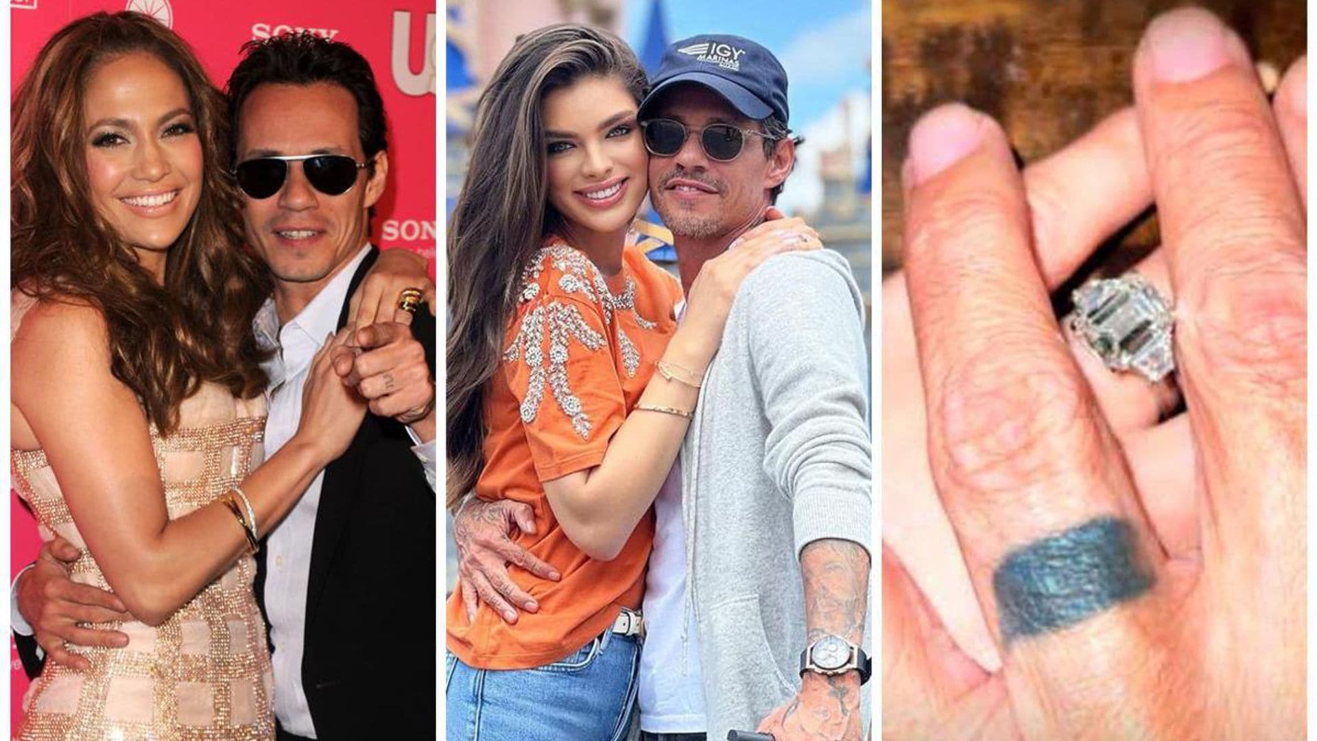 Marc Anthony’s covered up tattoo in Nadia Ferreria’s engagement pic was for JLo