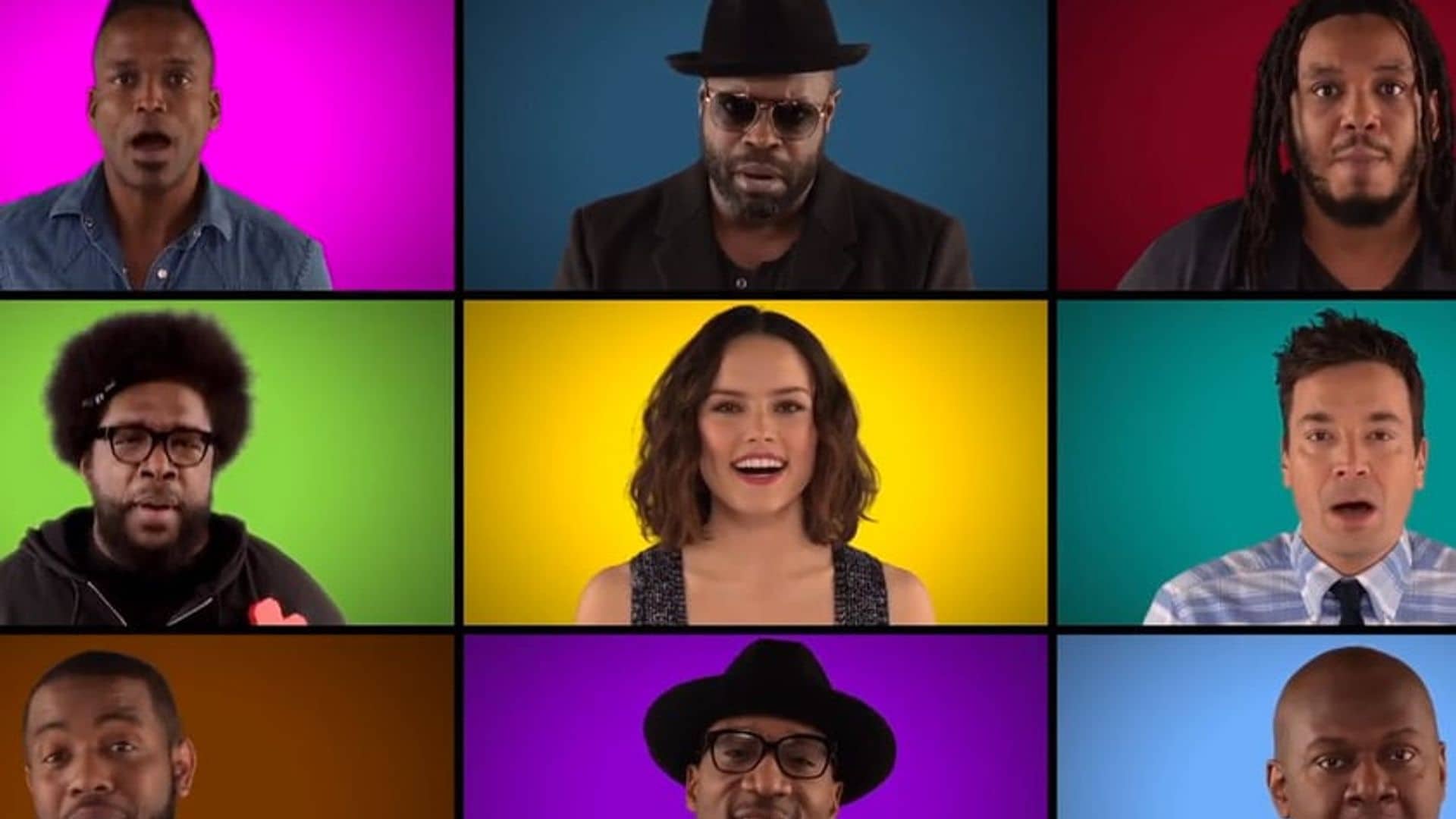 Jimmy Fallon, The Roots and 'Star Wars: The Force Awakens' cast perform a cappella tribute