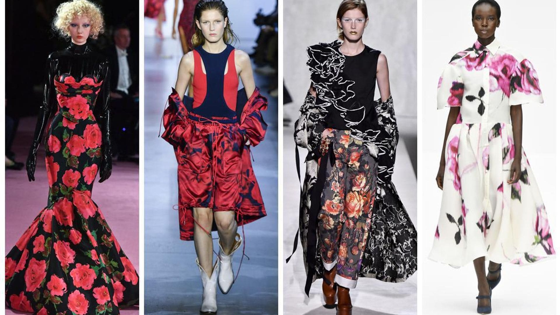 Bring out your romantic side with this season’s whimsical rose print