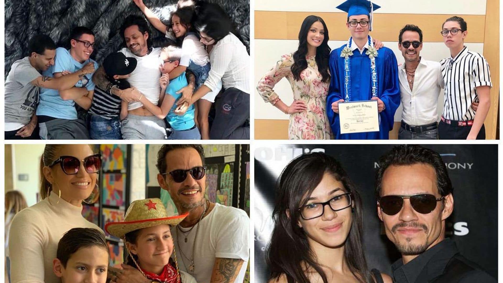 Marc Anthony's best moments with his six kids