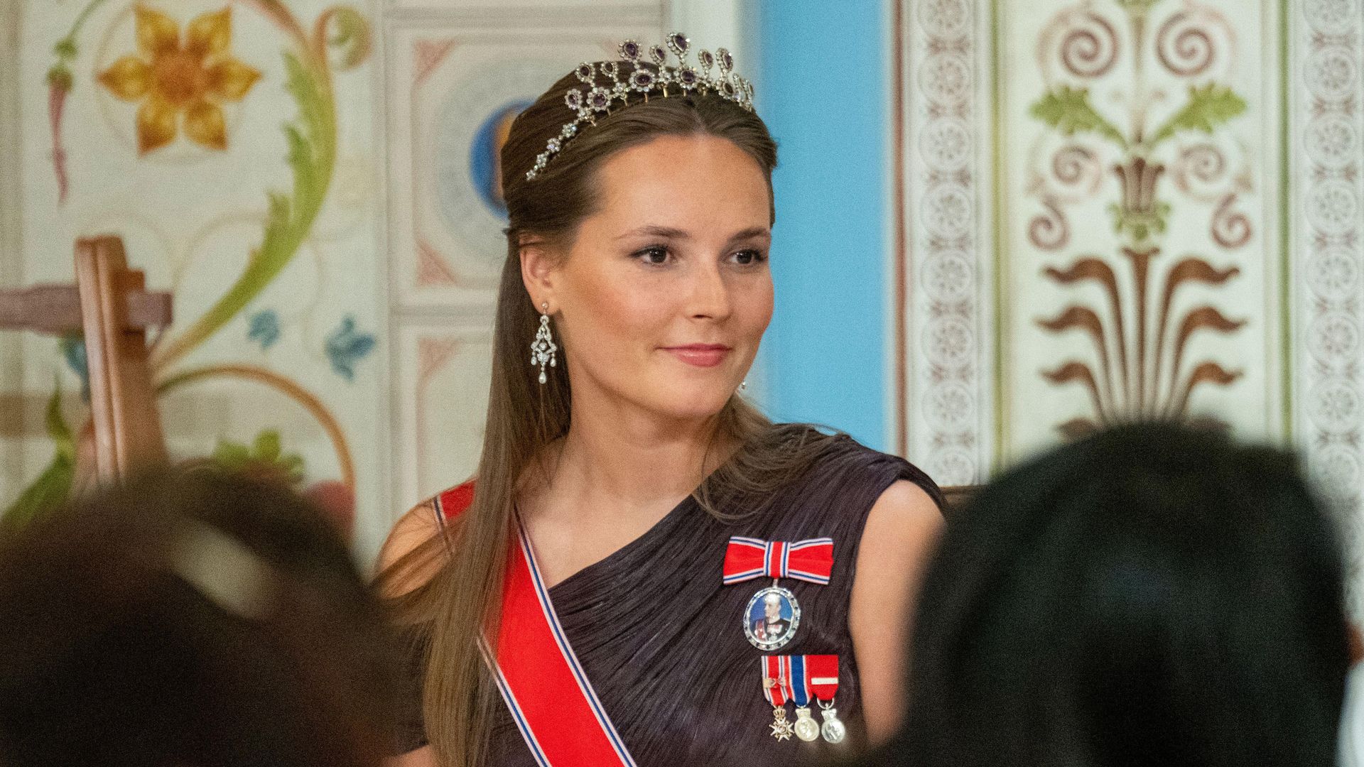 Princess Ingrid Alexandra pairs a glamorous plum gown with royal jewels linked to her mother and great-grandmother