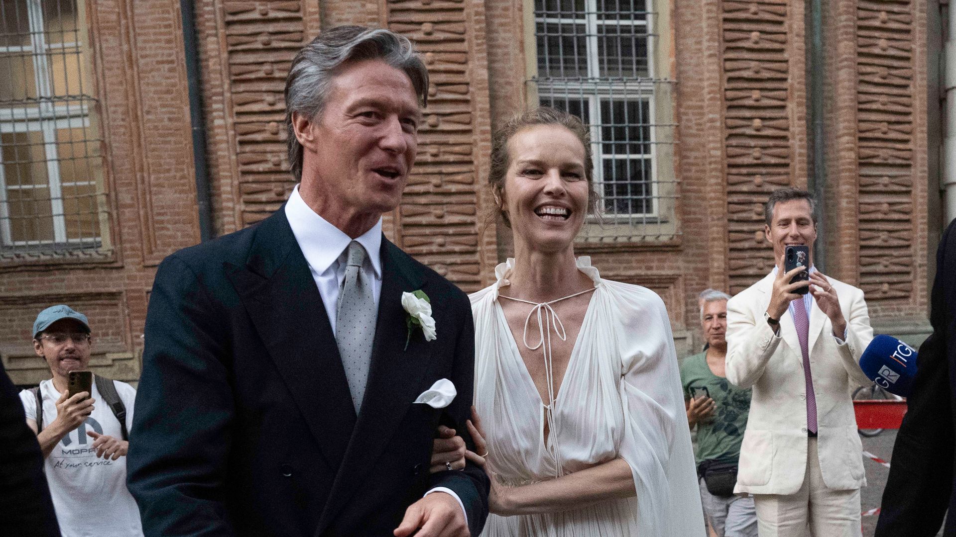 Eva Herzigová, the Iconic Wonderbra Model, Marries the Father of Her Children in Turin After More Than Two Decades Together