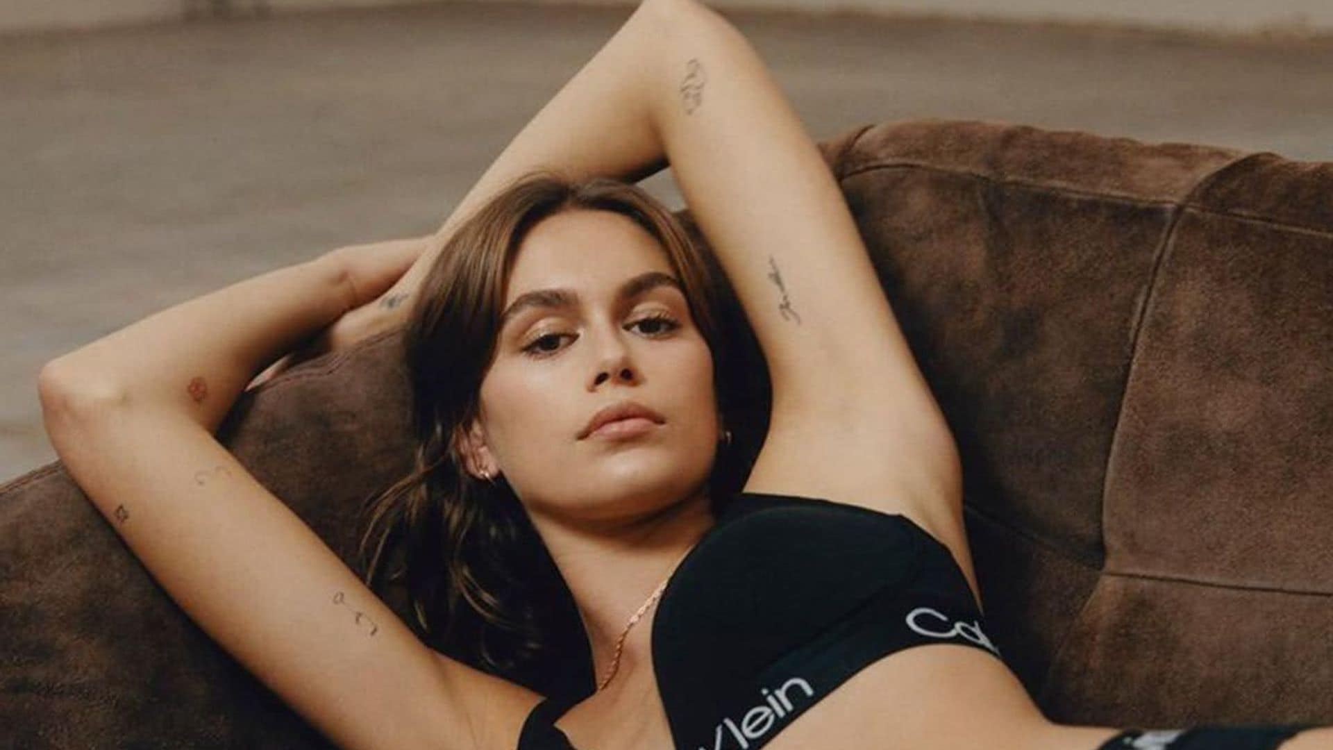 Kaia Gerber shows off her acting skills and toned body for Calvin Klein