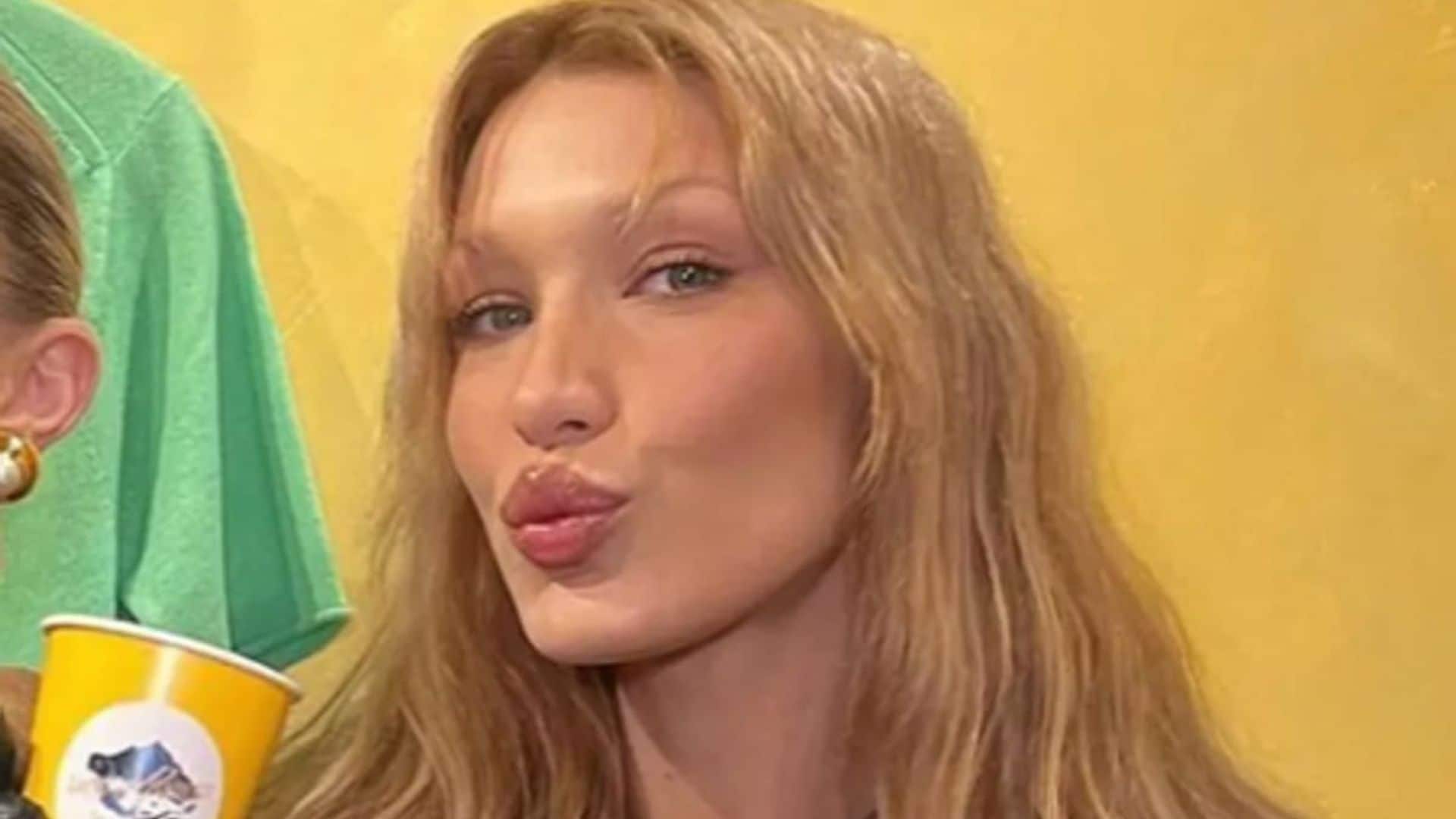 Bella Hadid’s new hair transformation: Honey blonde hair and lighter eyebrows