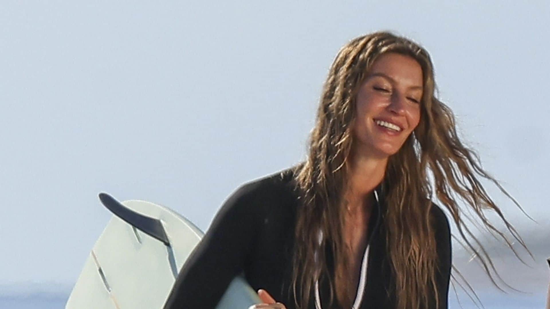 She was spotted wearing a wet suit in Miami