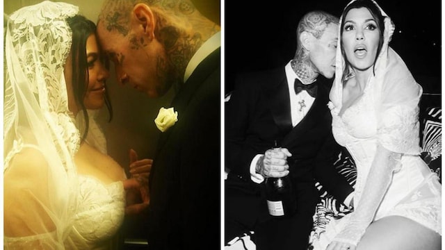 Kourtney Kardashian and Travis Barker