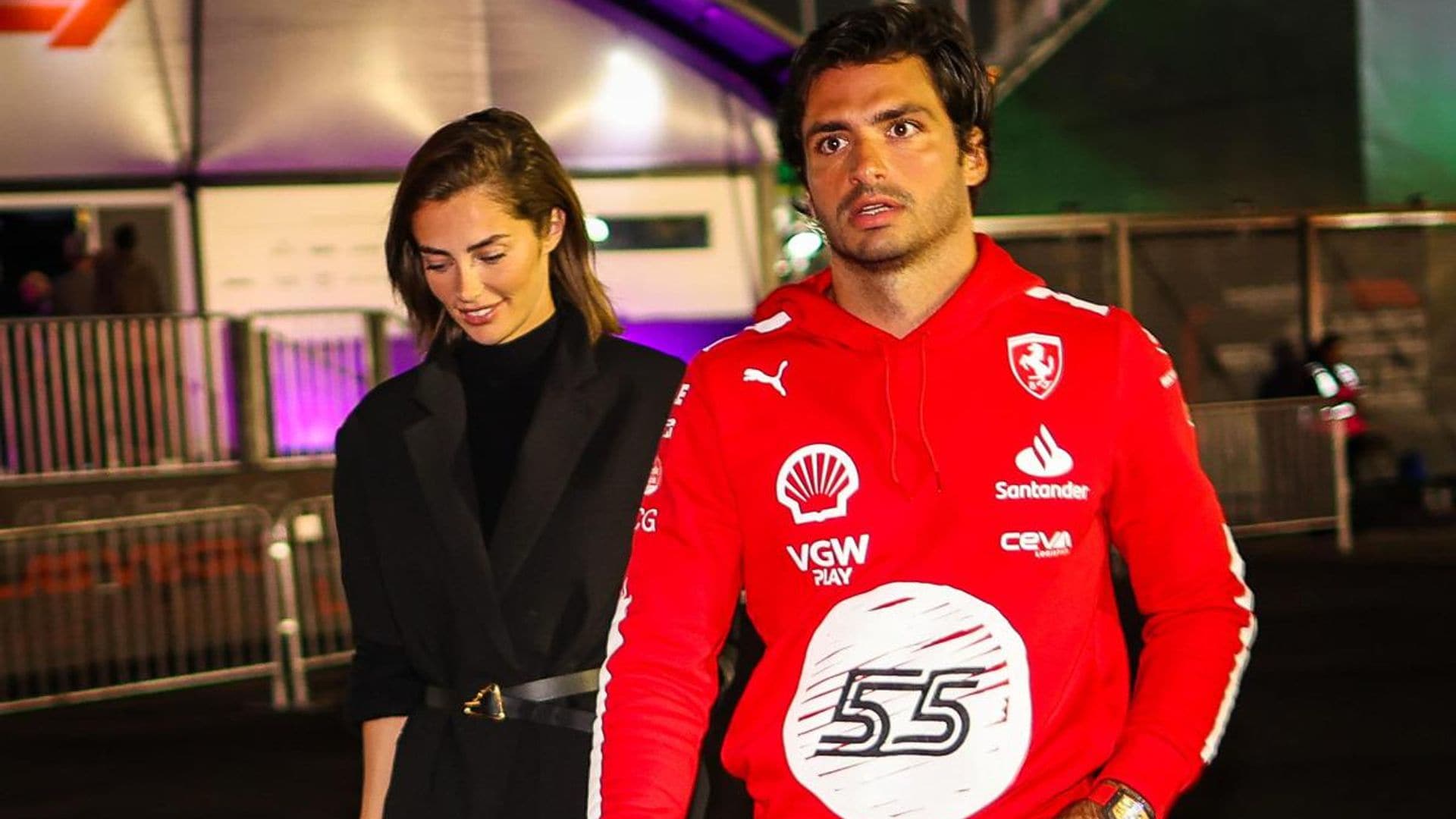 Carlos Sainz Jr.’s girlfriend and her connection to the Kardashians