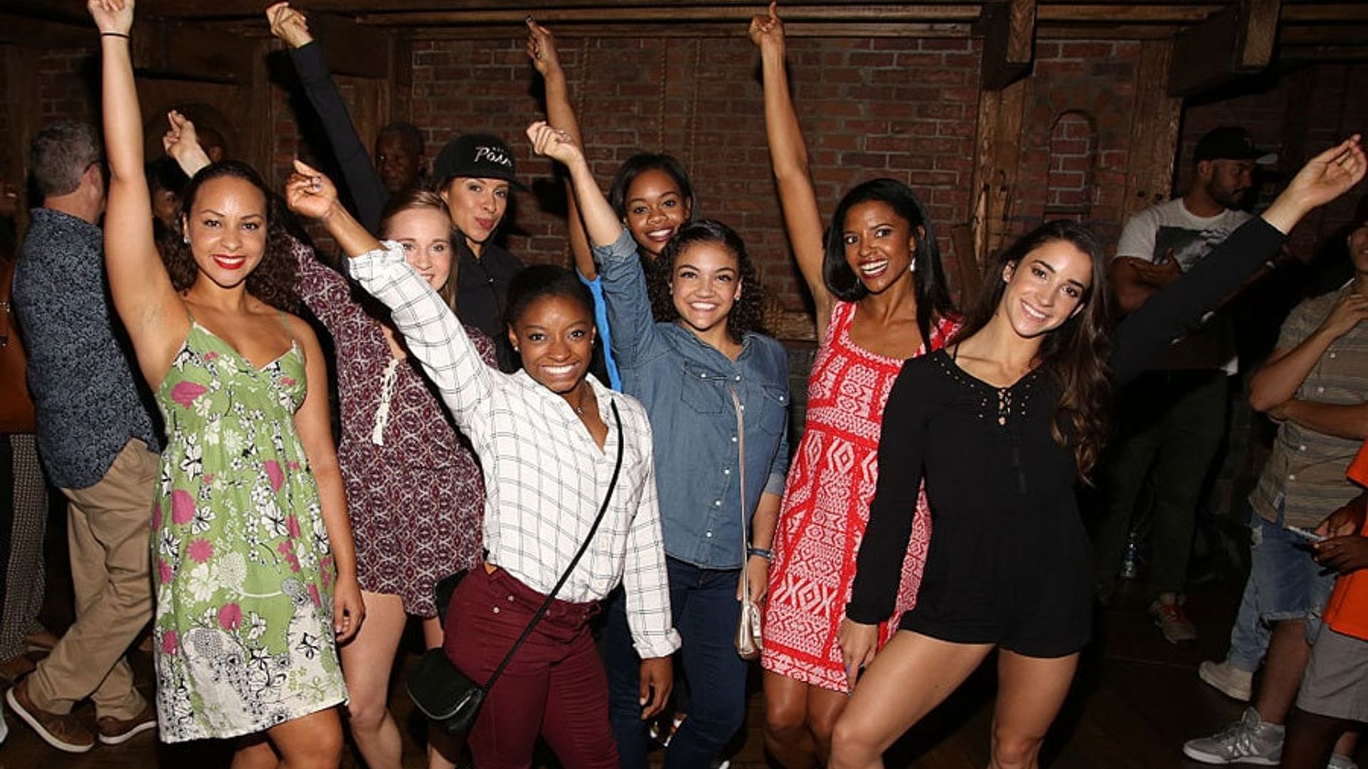 The gold-winning US women's gymnastics 'Final Five' score golden tickets to 'Hamilton'