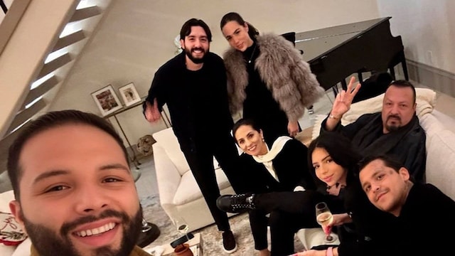 Ángela Aguilar welcomes the New Year with family, loved ones, and Nodal
