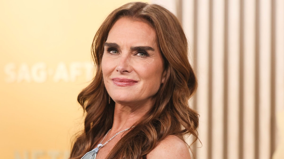 Brooke Shields stuns in a black bikini while celebrating her 60th birthday