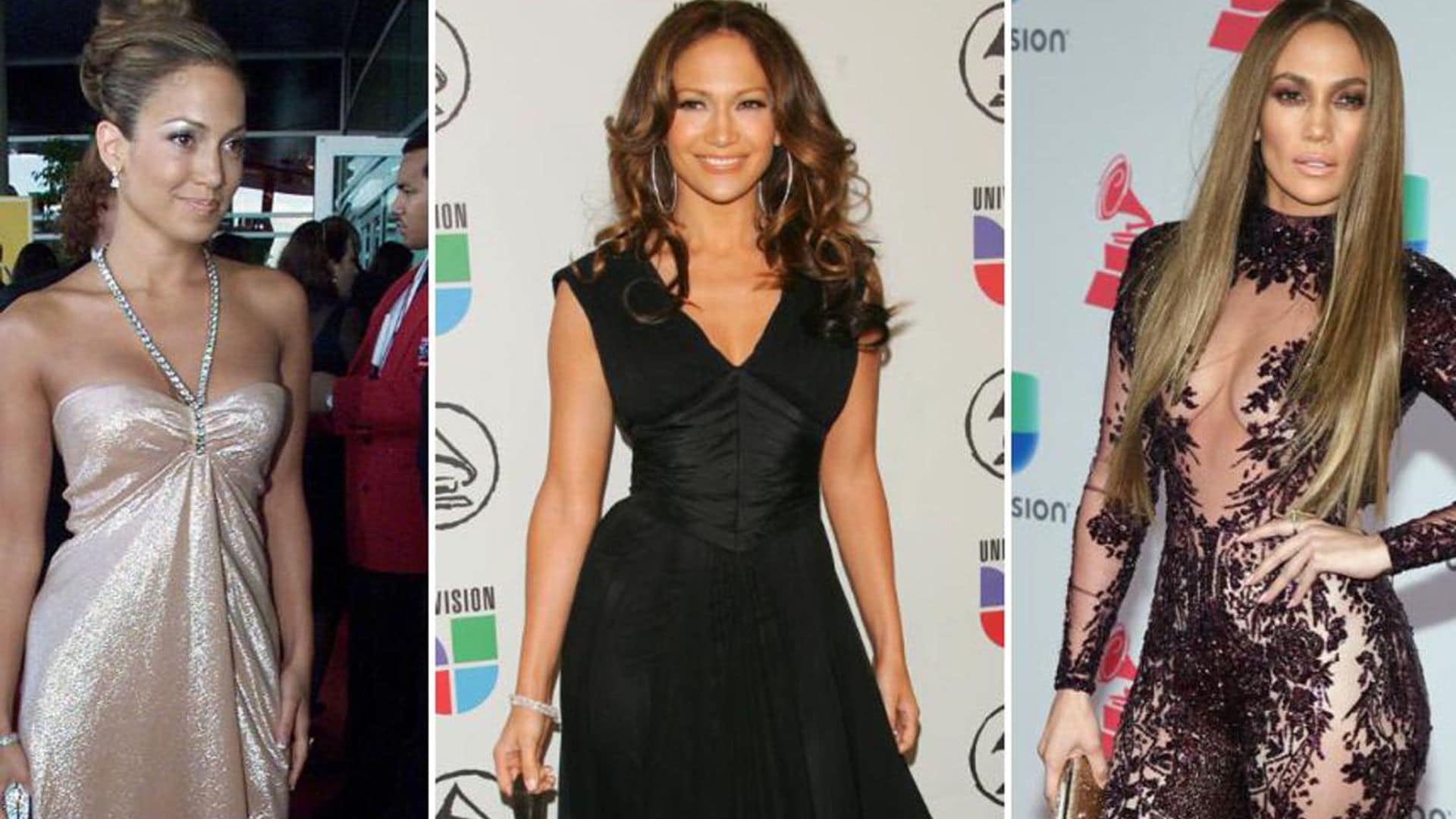 JLo's Latin Grammys looks throughout the last 20 years