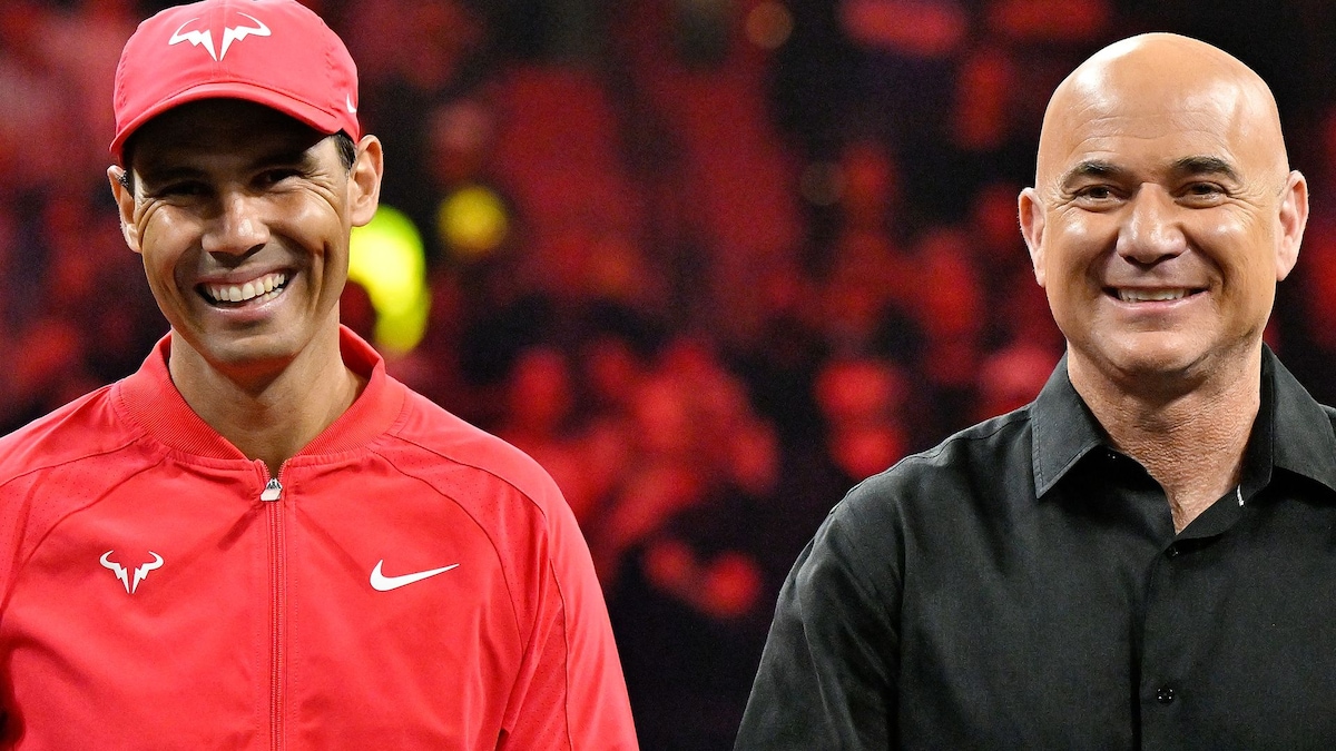 Andre Agassi reveals when he knew he couldn't beat Rafa Nadal
