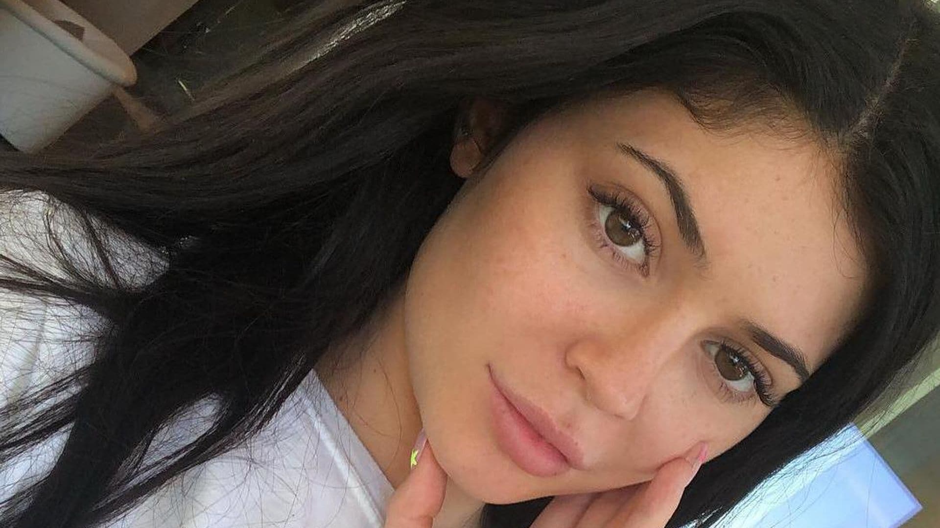 Kylie Jenner poses for very rare makeup free photos