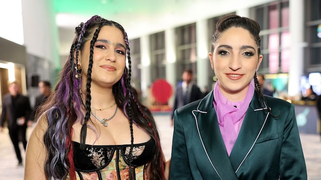 Gemeny Hernandez and Emily Estefan at the 2024 Latin Recording Academy Person of The Year Honoring Carlos Vives