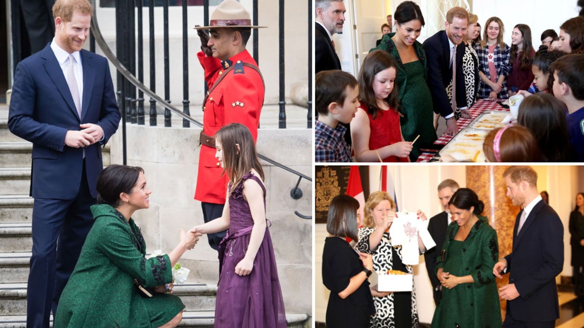 Prince Harry and Meghan Markle make sweet visit to Canada House: all the best pics